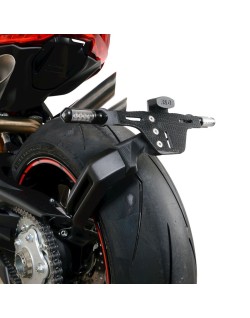 Support de plaque R&G RACING noir - MV Agusta