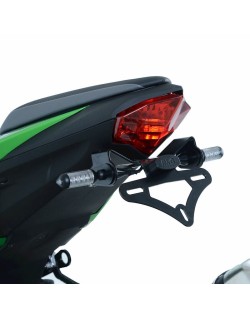 Support de plaque R&G RACING noir Kawasaki Z125