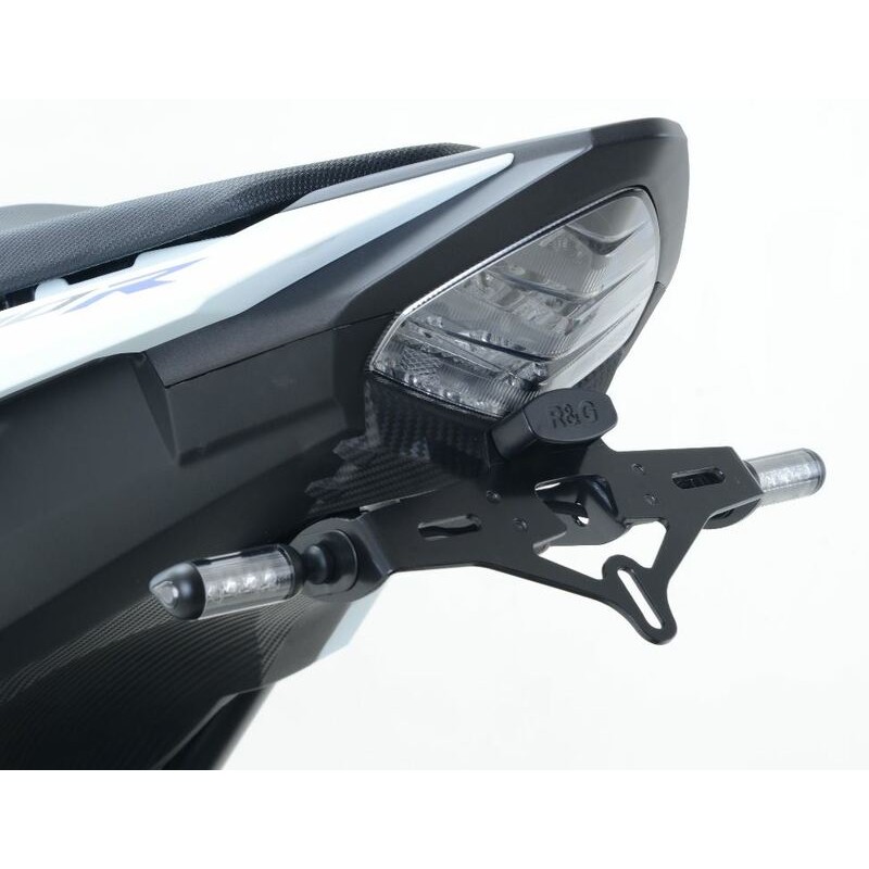 Support de plaque R&G RACING noir Honda CBR500R Support de plaque R&G RACING noir Honda CBR500R
