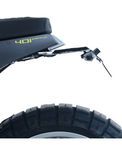 Support de plaque R&G RACING noir Husqvarna 401 Vitpilen/Svartpilen