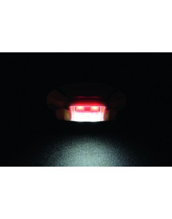 Eclairage de plaque LED LIGHTECH Python couvercle blanc entraxe 26mm