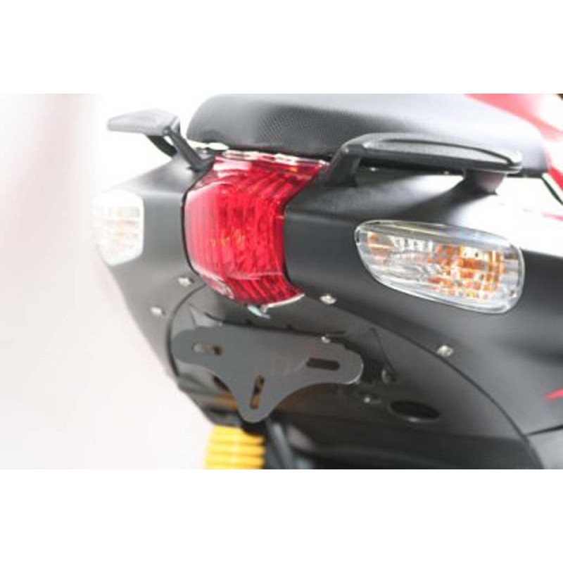 Support de plaque R&G RACING noir Aprilia SR50 Support de plaque R&G RACING noir Aprilia SR50