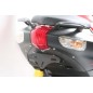 Support de plaque R&G RACING noir Aprilia SR50 Support de plaque R&G RACING noir Aprilia SR50