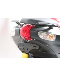 Support de plaque R&G RACING noir Aprilia SR50