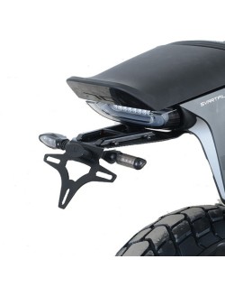 Support de plaque R&G RACING noir Husqvarna Svartpilen 701