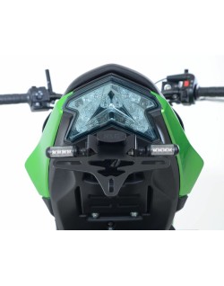 Support de plaque R&G RACING noir Kawasaki Z125