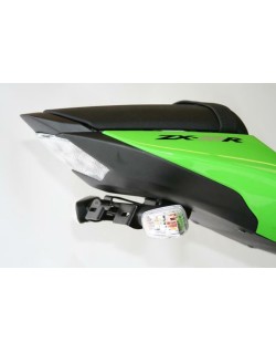 Support de plaque R&G RACING noir Kawasaki