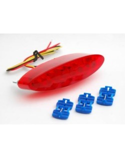 Eclairage de plaque LED R&G RACING rouge