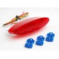 Eclairage de plaque LED R&G RACING rouge