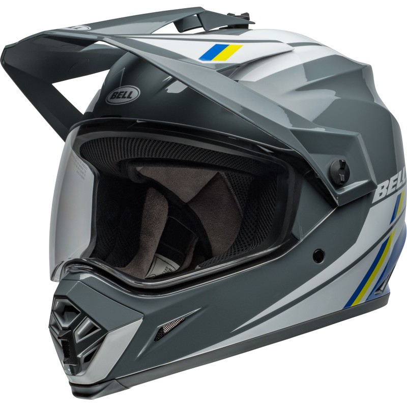 Casque BELL MX-9 Adventure MIPS - Alpine Gloss Charcoal/Silver Casque BELL MX-9 Adventure MIPS - Alpine Gloss Charcoal/Silver