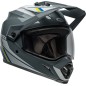 Casque BELL MX-9 Adventure MIPS - Alpine Gloss Charcoal/Silver Casque BELL MX-9 Adventure MIPS - Alpine Gloss Charcoal/Silver