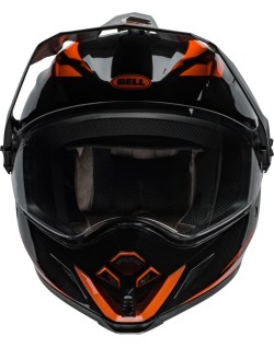 Casque BELL MX-9 Adventure MIPS - Alpine Gloss Black/Orange