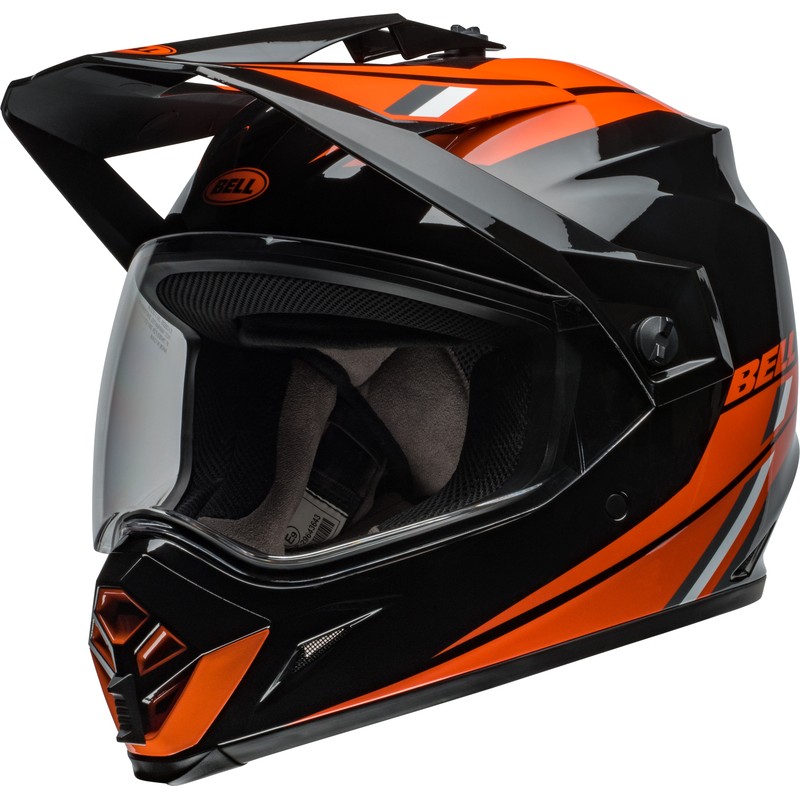 Casque BELL MX-9 Adventure MIPS - Alpine Gloss Black/Orange Casque BELL MX-9 Adventure MIPS - Alpine Gloss Black/Orange