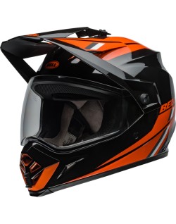 Casque BELL MX-9 Adventure MIPS - Alpine Gloss Black/Orange