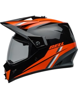 Casque BELL MX-9 Adventure MIPS - Alpine Gloss Black/Orange