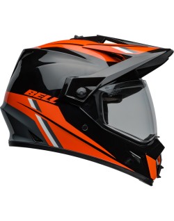 Casque BELL MX-9 Adventure MIPS - Alpine Gloss Black/Orange