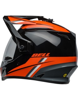 Casque BELL MX-9 Adventure MIPS - Alpine Gloss Black/Orange