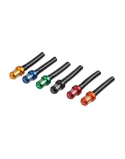 Valve de réservoir RFX Race - Tuyau court avec bouchon à 1 voie (Vert)