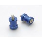 Pions de bras oscillant R&G RACING M6 bleu