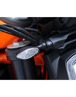 Adaptateurs de clignotants avant R&G RACING noir KTM 790/1290
