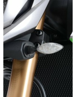 Adaptateur micro clignotant R&G RACING noir Kawasaki