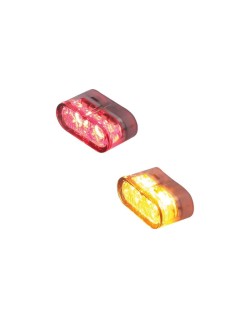 Clignotants LED HIGHSIDER Little Star-MX Pro 3en1 - feu arrière, feu stop, clignotants