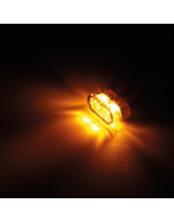Clignotants LED HIGHSIDER Little Star-MX Pro 3en1 - feu arrière, feu stop, clignotants