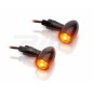 Clignotants LED V-PARTS 12V alu noir Clignotants LED V-PARTS 12V alu noir