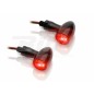 Clignotants LED V-PARTS 12V alu noir Clignotants LED V-PARTS 12V alu noir