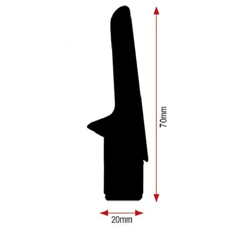 Clignotants V PARTS Hook LED noir universel Clignotants V PARTS Hook LED noir universel