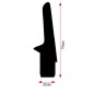 Clignotants V PARTS Hook LED noir universel Clignotants V PARTS Hook LED noir universel