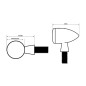 Clignotants HIGHSIDER LED Micro-Bullet Clignotants HIGHSIDER LED Micro-Bullet