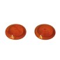 Verres de rechange clignotants SHIN YO Bull's Eye jaune Verres de rechange clignotants SHIN YO Bull's Eye jaune