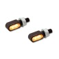Clignotants LED HIGHSIDER Little Bronx 2en1 - clignotant/feu de position avant - par paire Clignotants LED HIGHSIDER Little Bronx 2en1 - clignotant/feu de position avant - par paire