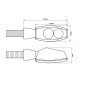 Clignotants LED HIGHSIDER Little Bronx 2en1 - clignotant/feu de position avant - par paire Clignotants LED HIGHSIDER Little Bronx 2en1 - clignotant/feu de position avant - par paire