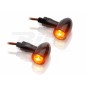 Clignotants LED V-PARTS 12V alu noir Clignotants LED V-PARTS 12V alu noir