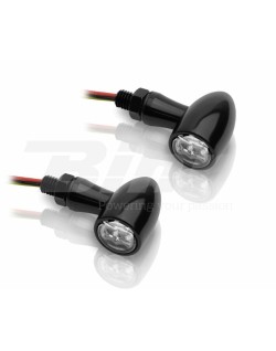 Clignotants LED V-PARTS 12V alu noir