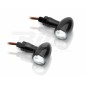 Clignotants LED V-PARTS 12V alu noir Clignotants LED V-PARTS 12V alu noir