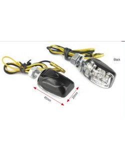 Clignotants BIHR Shell LED noir universels