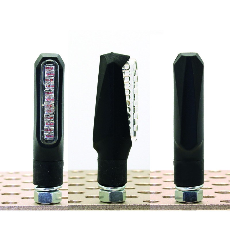 Clignotants V PARTS Line LED noir universel Clignotants V PARTS Line LED noir universel