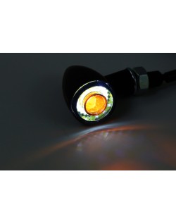 Clignotant LED HIGHSIDER Apollo Bullet 2en1 - clignotant/feu de position avant