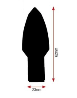 Clignotants V PARTS Spear LED noir universel