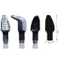 Clignotants BIHR Boomerang LED noir universel Clignotants BIHR Boomerang LED noir universel