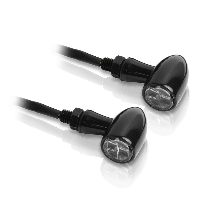 Clignotants V PARTS LED Aluminium clair universel Clignotants V PARTS LED Aluminium clair universel
