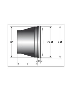 Insert de phare LED HIGHSIDER type 5 - 3/4"