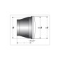 Insert de phare LED HIGHSIDER 5 3/4" Jackson Insert de phare LED HIGHSIDER 5 3/4" Jackson