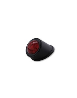 Feu arrière LED SHIN YO Old School TYPE1 noir verre rouge