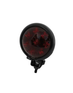 Feu arrière SHIN YO LED BATES STYLE, boîtier noir, verre teinté