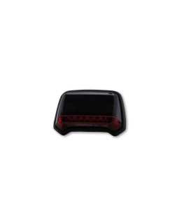 Feu arrière à LED corps noir verre rouge