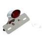 Feu arrière avec support de plaque V PARTS chrome ogive universel